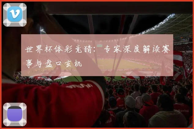 世界杯体彩竞猜：专家深度解读赛事与盘口玄机